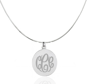 Sterling Silver Pendant - Engraveable! Save 60%