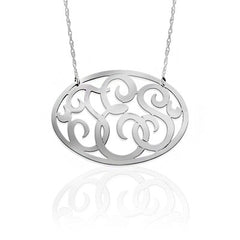 Sterling Silver Oval Initial Locket Bracelet - Jane Basch Designs