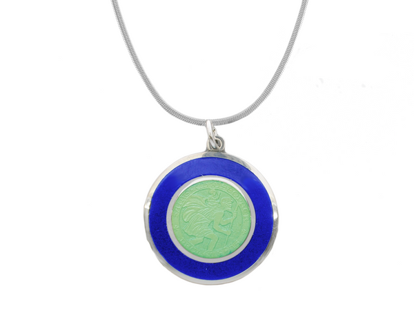 St Christopher Medal 2-Tone Medals