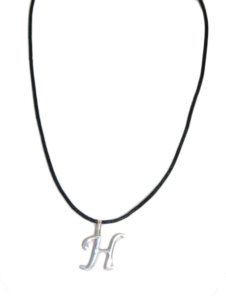 Sterling Silver Initial "H" Necklace - 75% off!
