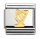 Authentic Nomination Link - Harp - Gold