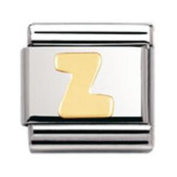 Authentic Nomination Gold Letter - Z