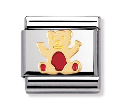 Authentic Nomination Link - Red Bear - Enamel