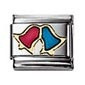 Authentic Nomination Link - Red&Blue Bells - Enamel - RETIRED - Last Chance!