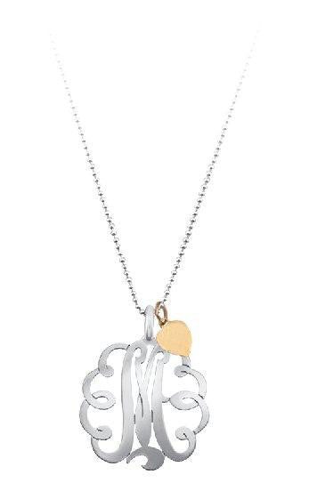 Jane basch 2025 initial necklace