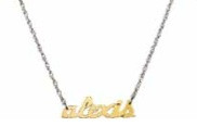 Jane Basch Designs Petite Personal Name Necklace - 14K Yellow Gold