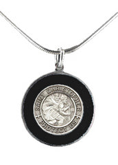 Colored st christopher on sale medals