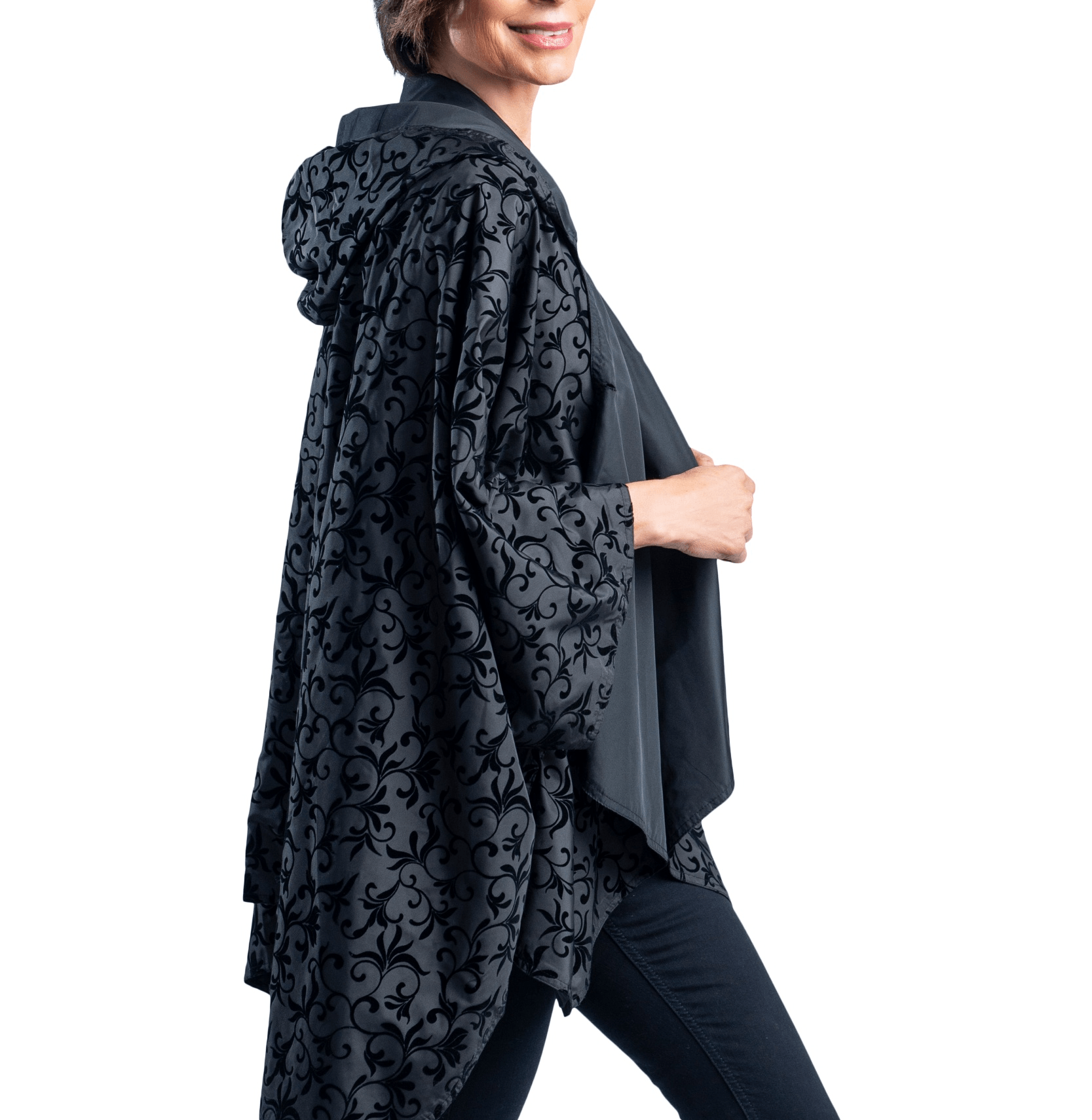 Black clearance dressy poncho