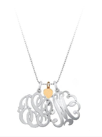 Jane Basch Designs Mommy Monogram Necklace